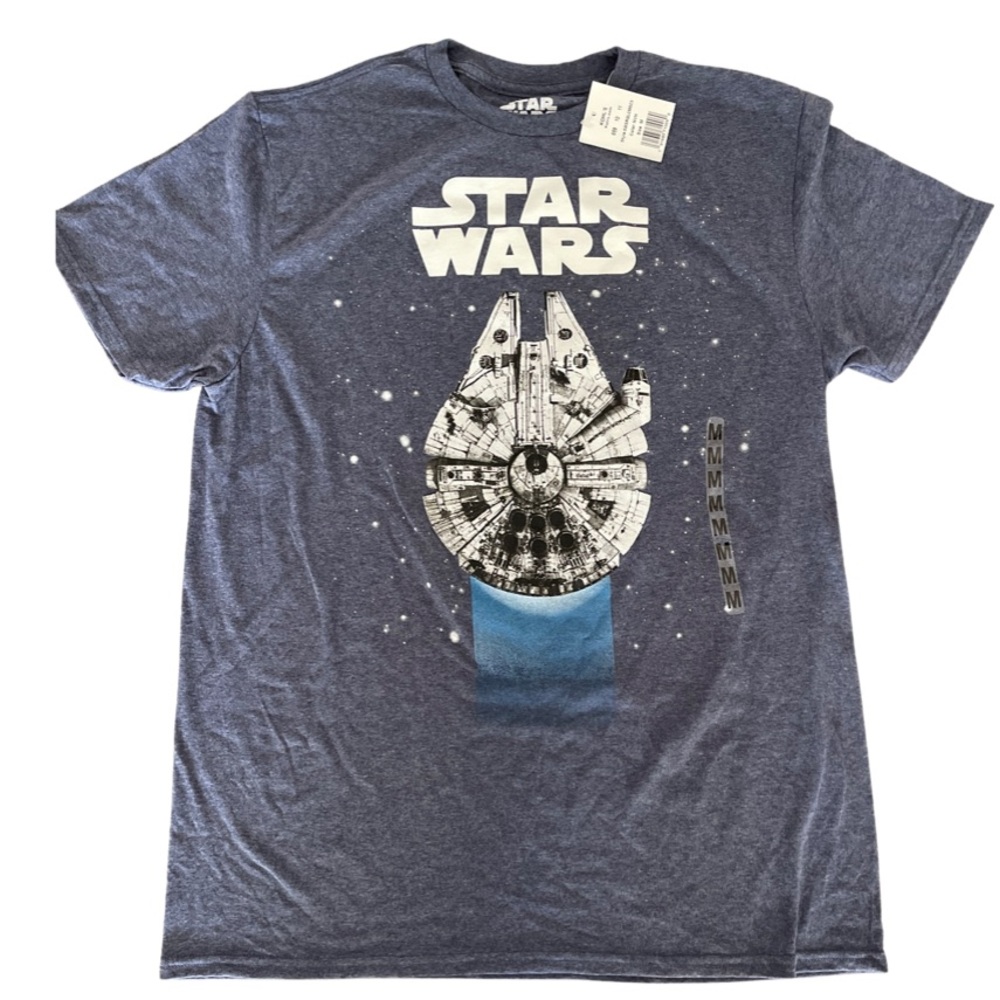 Star Wars Millennium Falcon Mens T Shirt, NWT